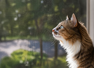 Pet screen material